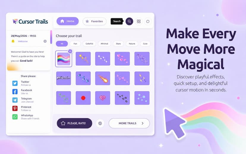 Cursor Trail: Free Chrome Extension | Cusmize