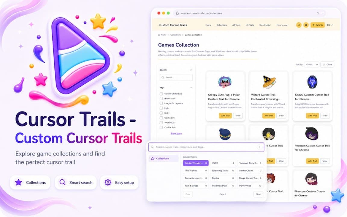 Cursor Trails - Sparkle screenshot 1