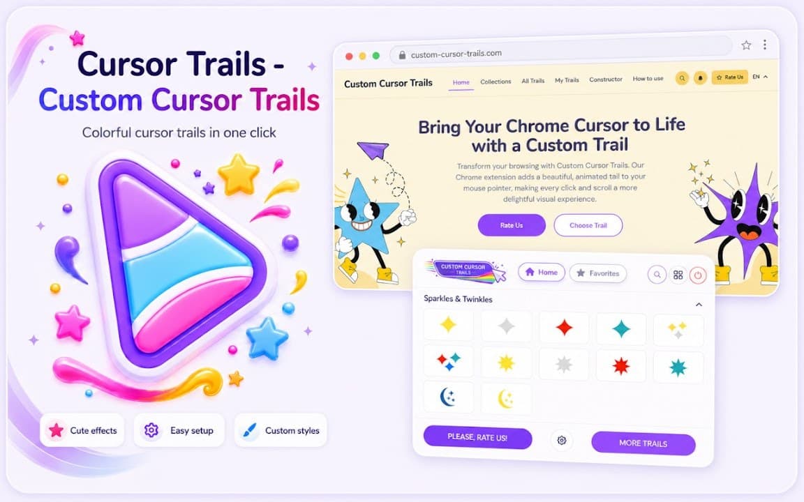 Cursor Trails - Sparkle screenshot 4