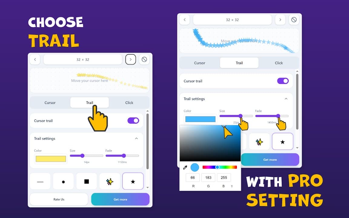 Custom Cursor Trails screenshot 1