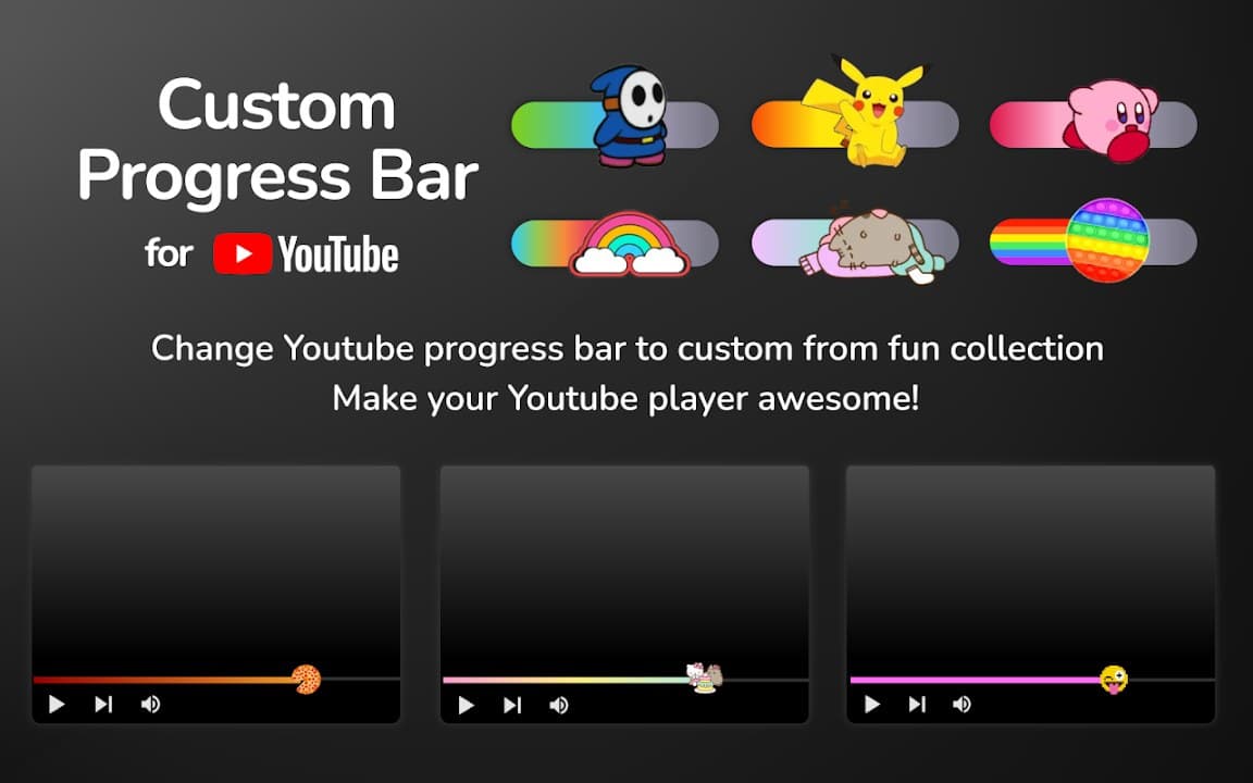 Custom Progress Bar for YouTube screenshot 4