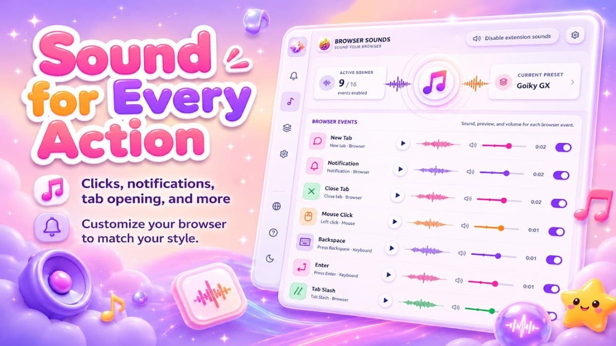 Custom Sound for Browser preview