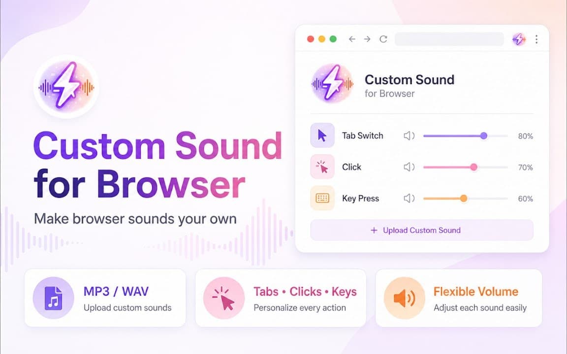 Custom Sound for Browser screenshot 3