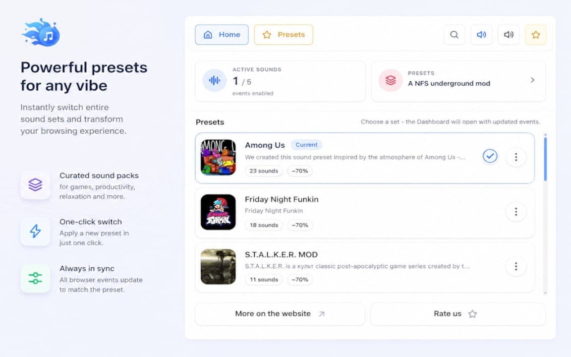 Custom Sound for Chrome screenshot 2