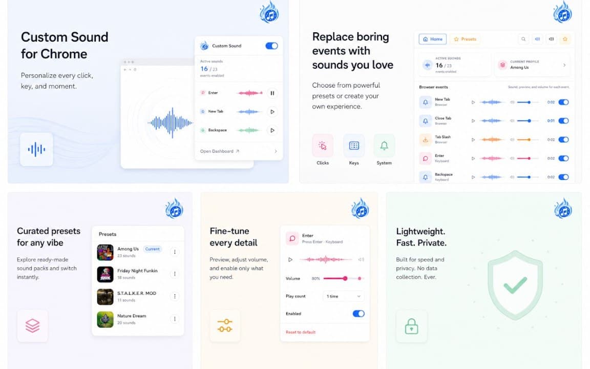 Custom Sound for Chrome screenshot 4