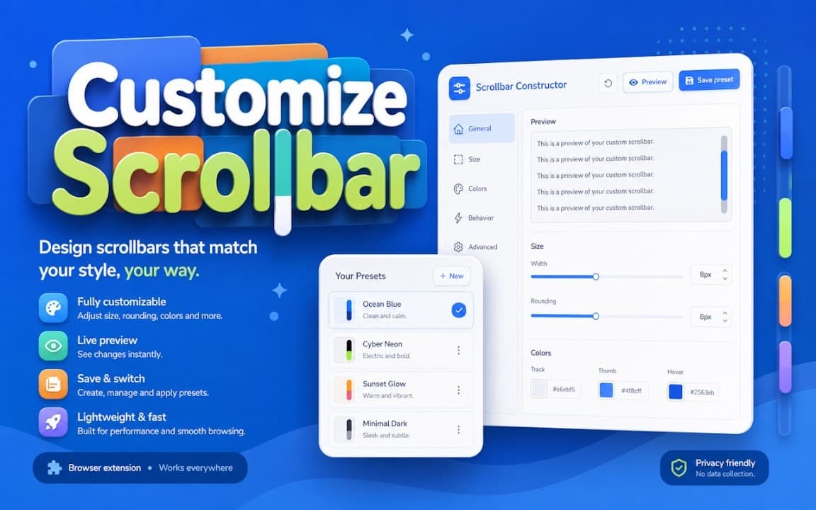 Customize Scrollbar screenshot 2