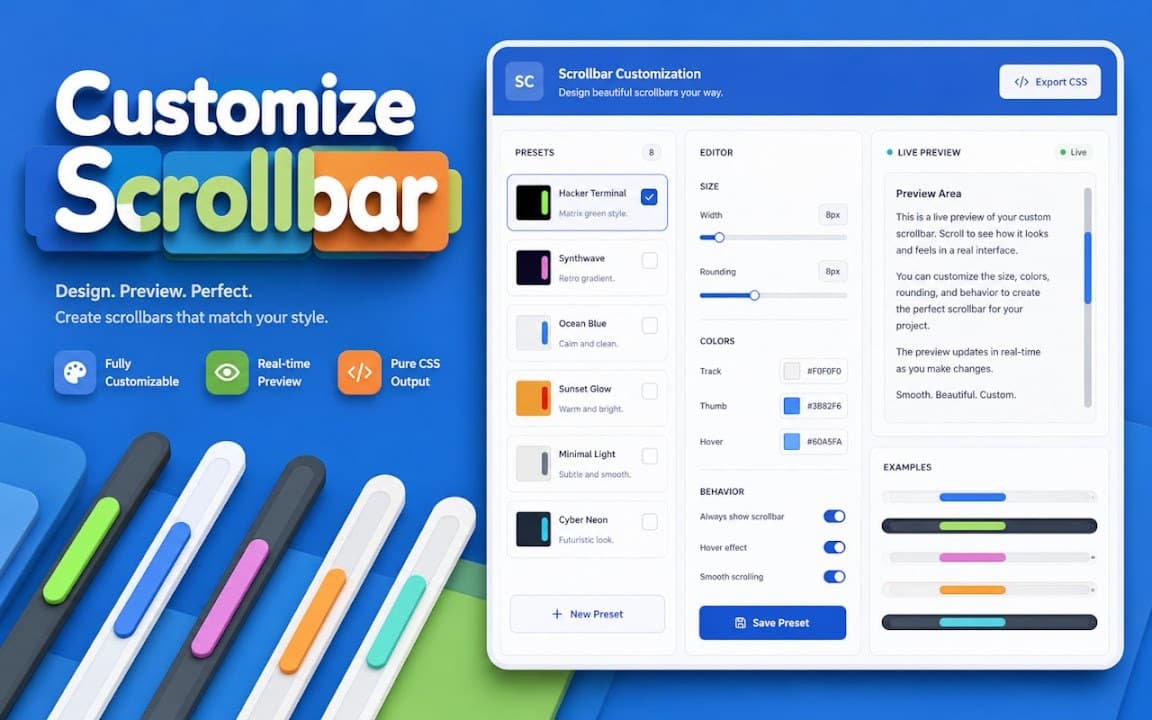Customize Scrollbar screenshot 3
