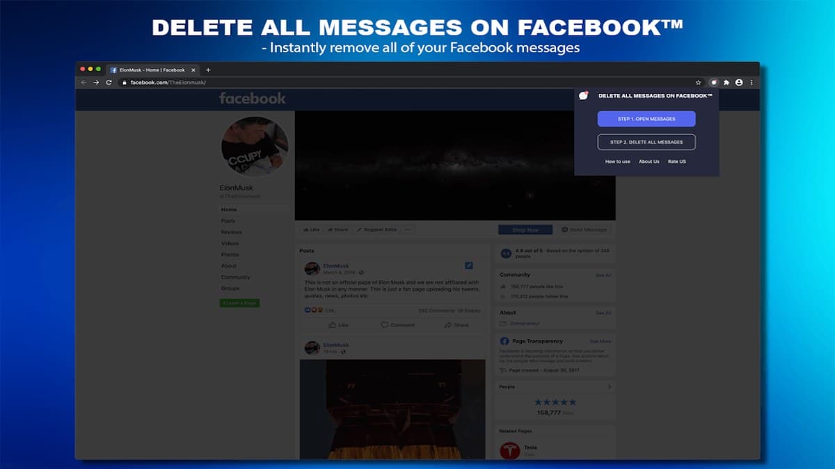 Delete All Messages preview