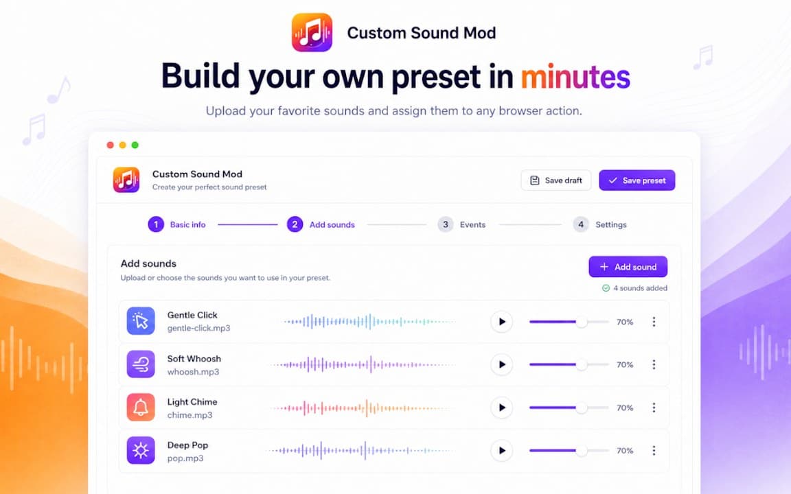Custom Sound Mod screenshot 1