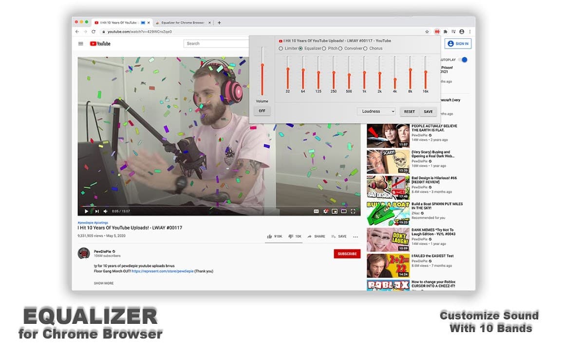 Equalizer for Chrome Browser screenshot 2