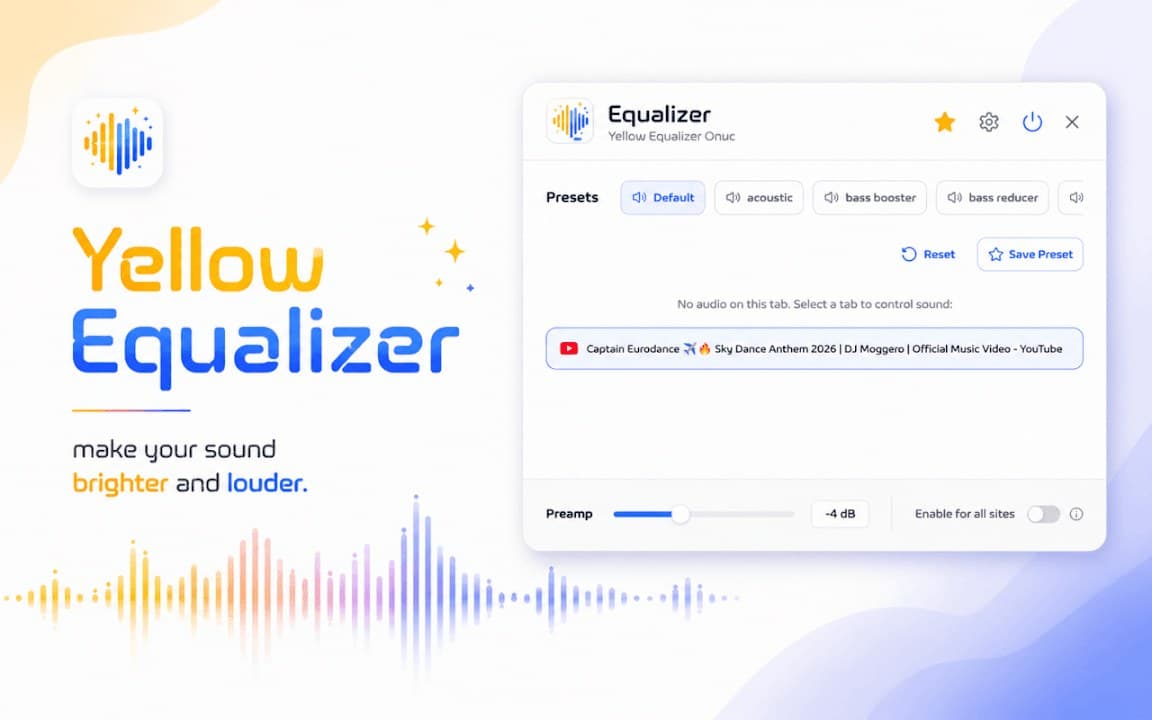 Equalizer Yellow screenshot 1