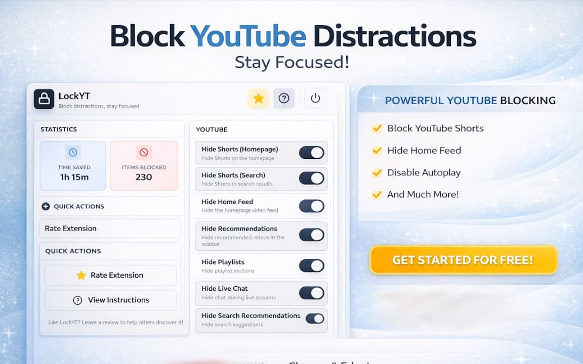 Stay Focused: Site Blocker screenshot 2
