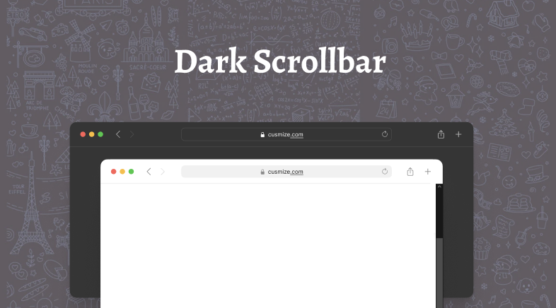 Dark Scrollbar
