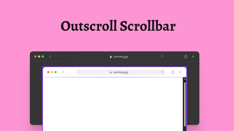 Outscroll Scrollbar 