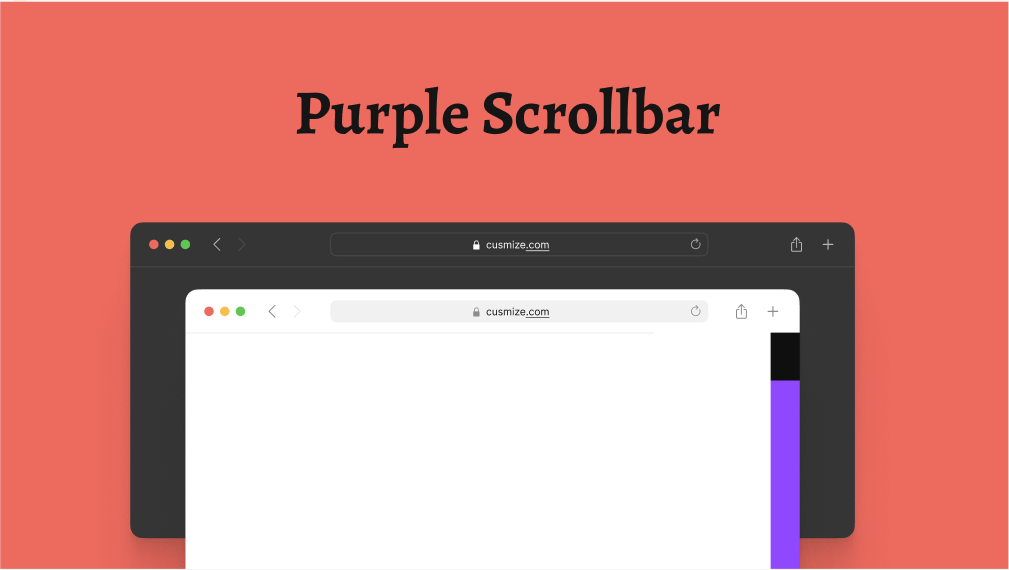 Purple Scrollbar