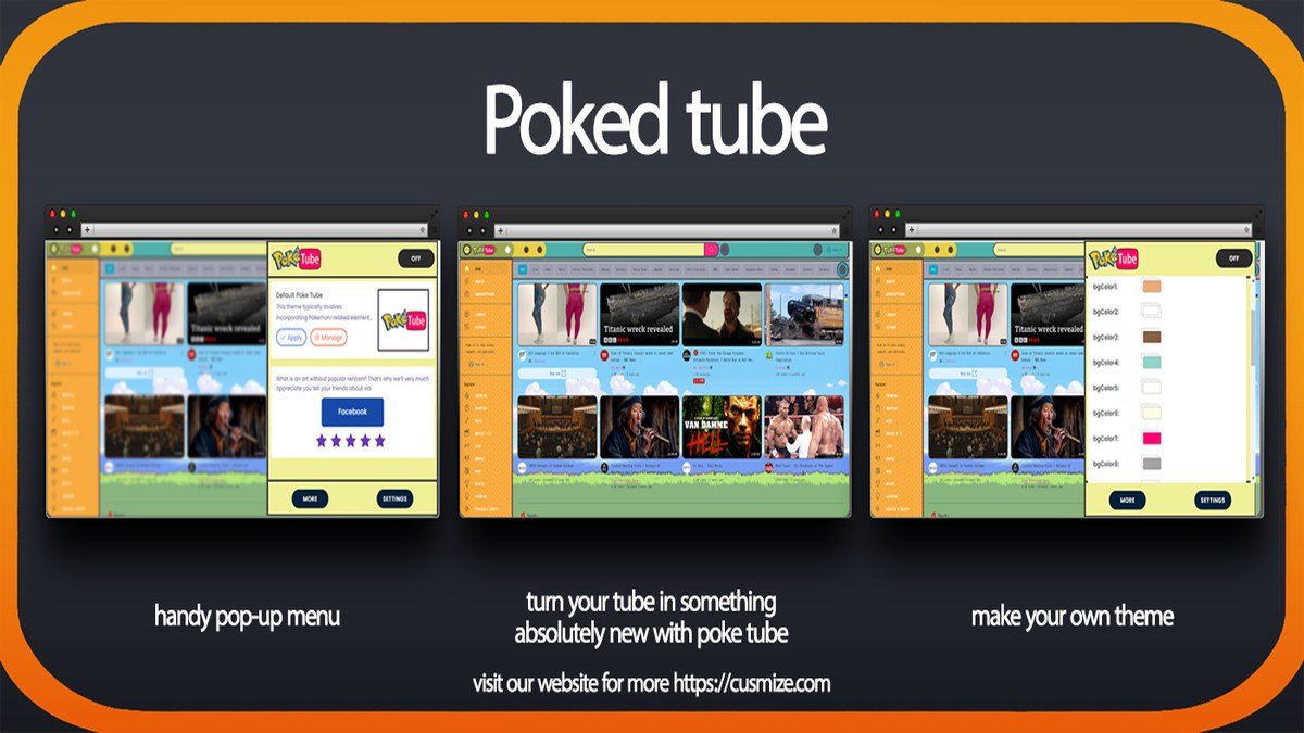 Poké-inspired YouTube theme for Chrome