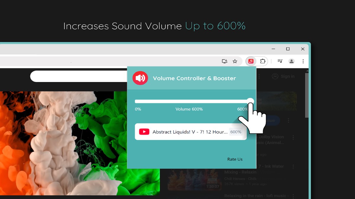 Control and boost tab volume in Chrome